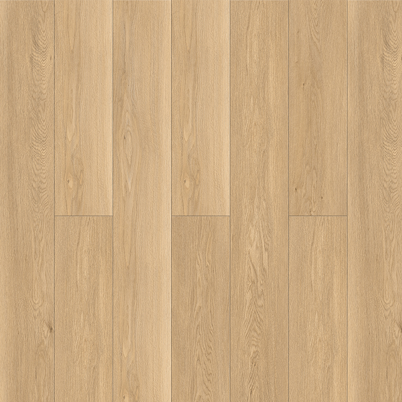 浅色原橡木纹同步对花静音卡扣式乙烯基地板